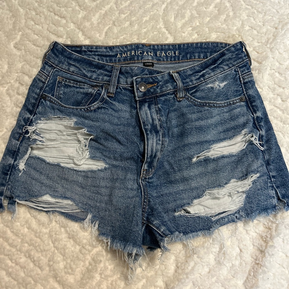 American Eagle Outfitters Blue Denim Women's Shorts